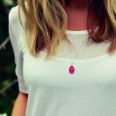 Must have :) Pink - Ag náhrdelník